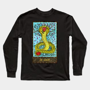 The Lovers. Magic Gate Tarot Card Design. Long Sleeve T-Shirt